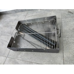 Gratar de gradina demontabil, grill inox