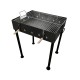 Gratar de gradina demontabil, grill inox